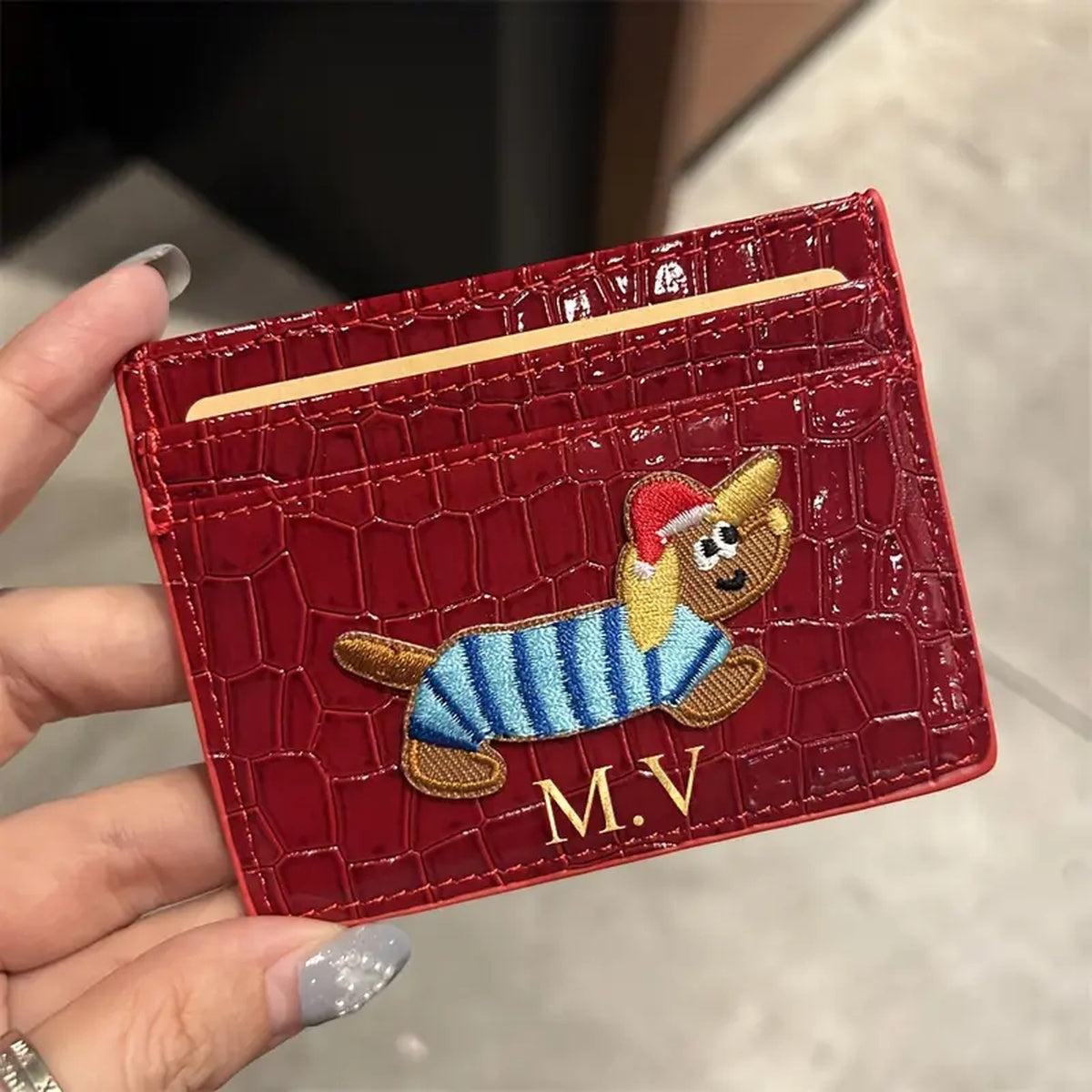 Carteira com Nome e Cão