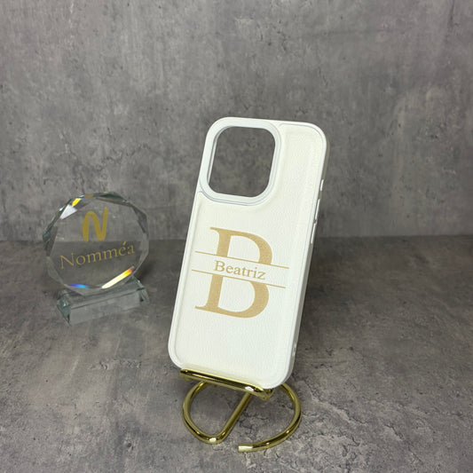 Capa iPhone Pele com Nome Gravado