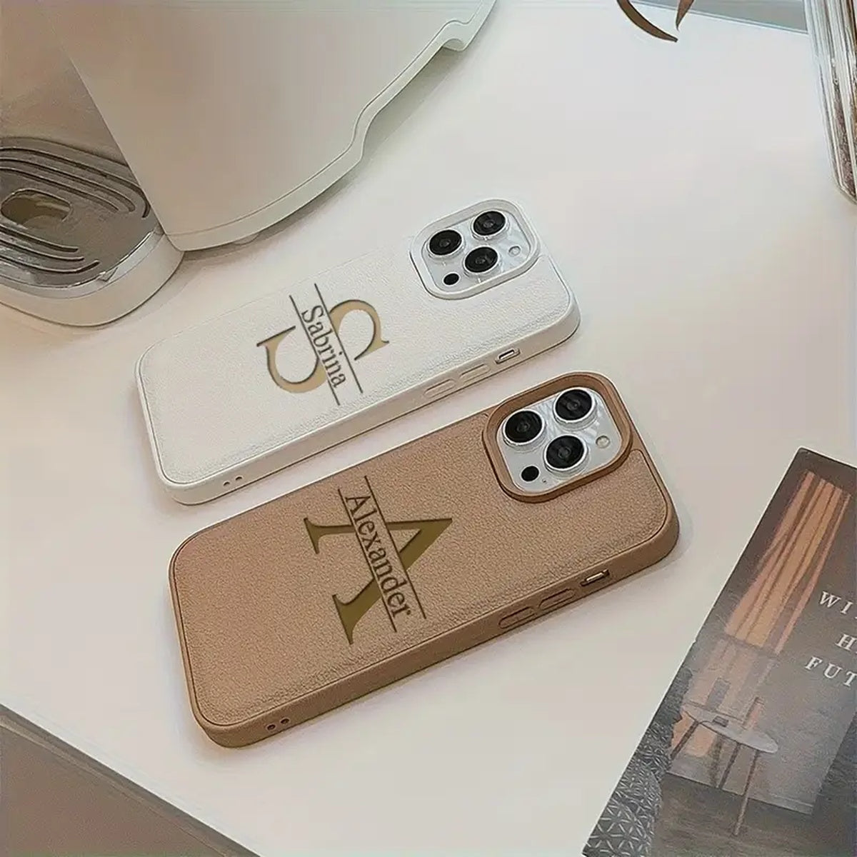 Capa iPhone Pele com Nome Gravado