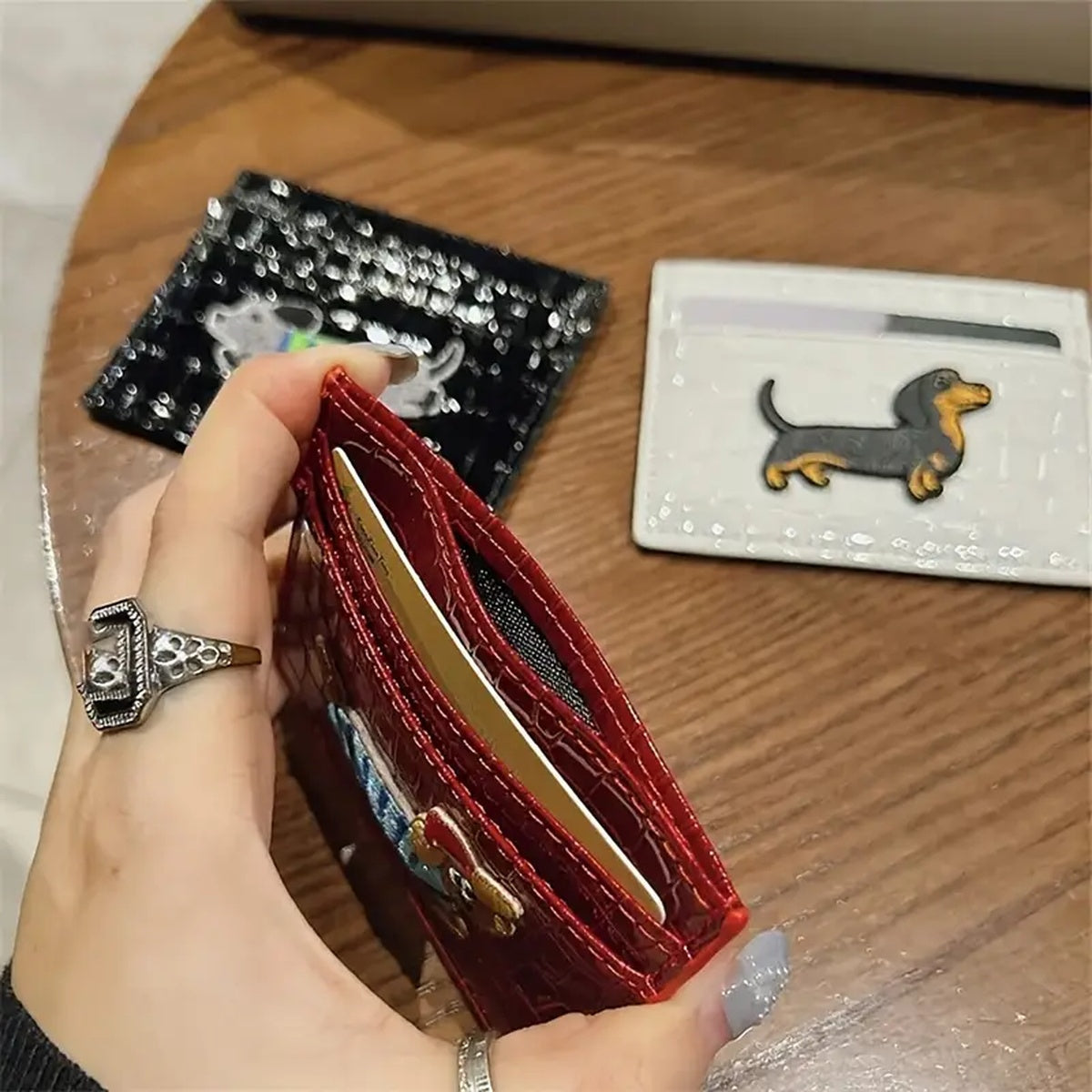 Carteira com Nome e Cão