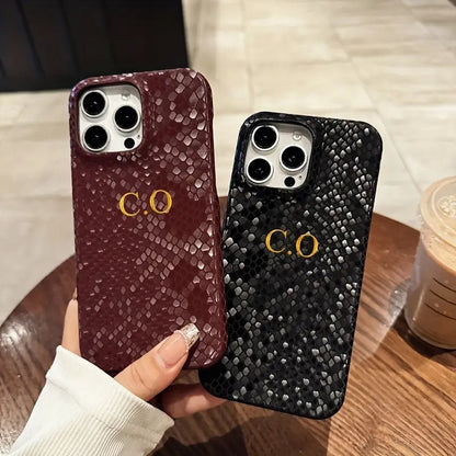 Capa iPhone Croco Brilhante