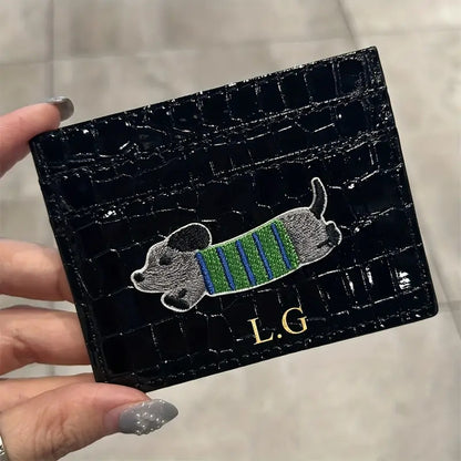 Carteira com Nome e Cão