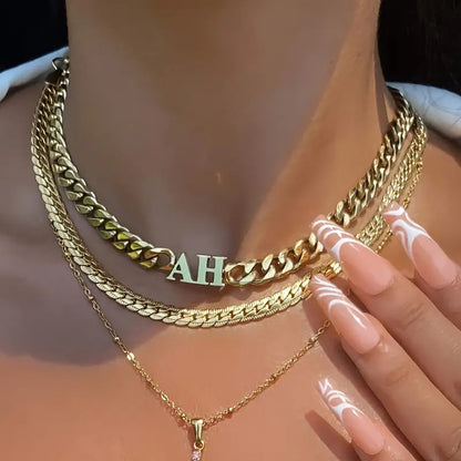 Colar Corrente com Iniciais