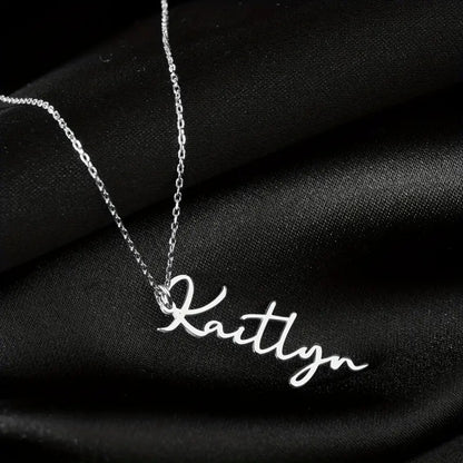 Colar Pendente Manuscrito com Nome