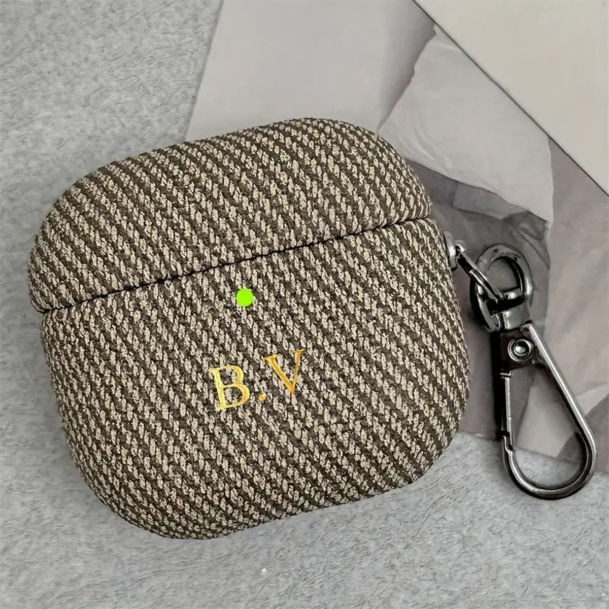 Capa AirPods Tecido às Riscas