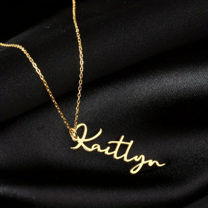 Colar Pendente Manuscrito com Nome