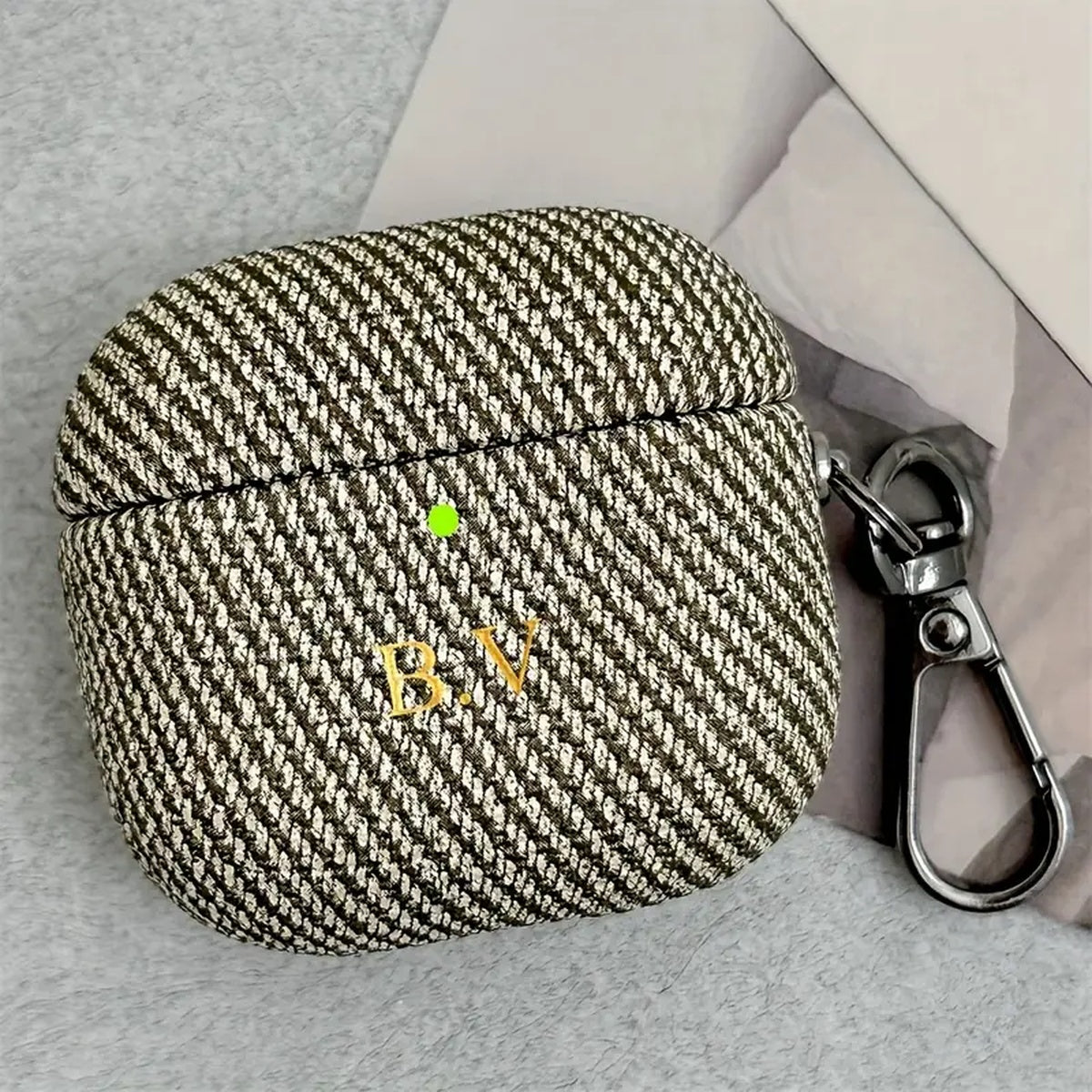 Capa AirPods Tecido às Riscas