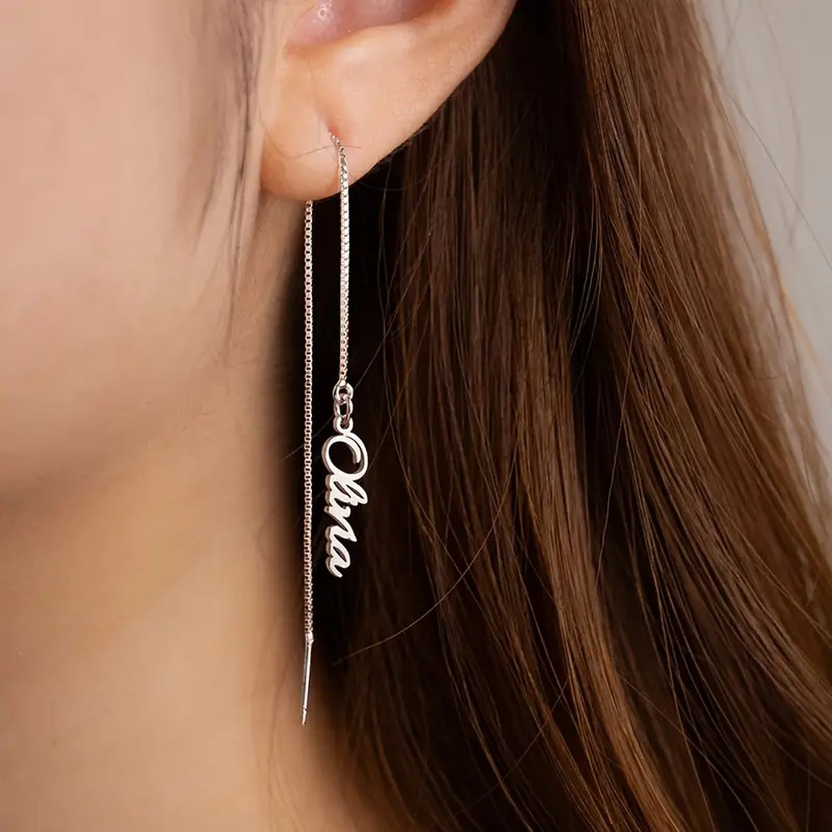 Brincos Corrente com Nome