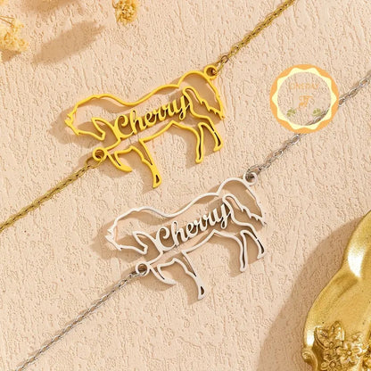 Pulseira Cavalo com Nome