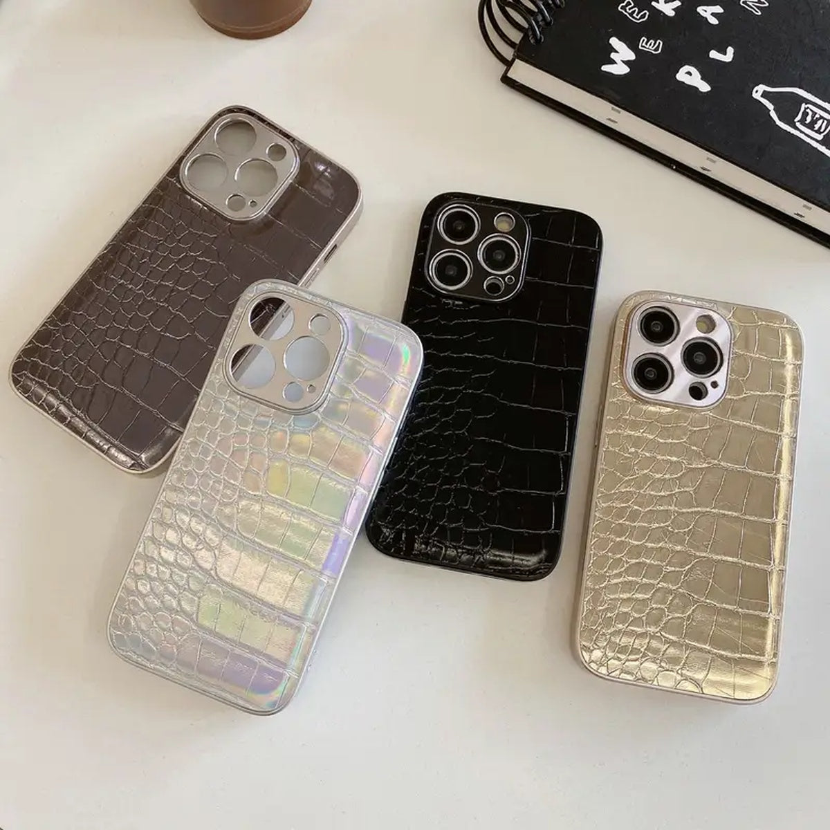 Capa iPhone Croco Holográfica