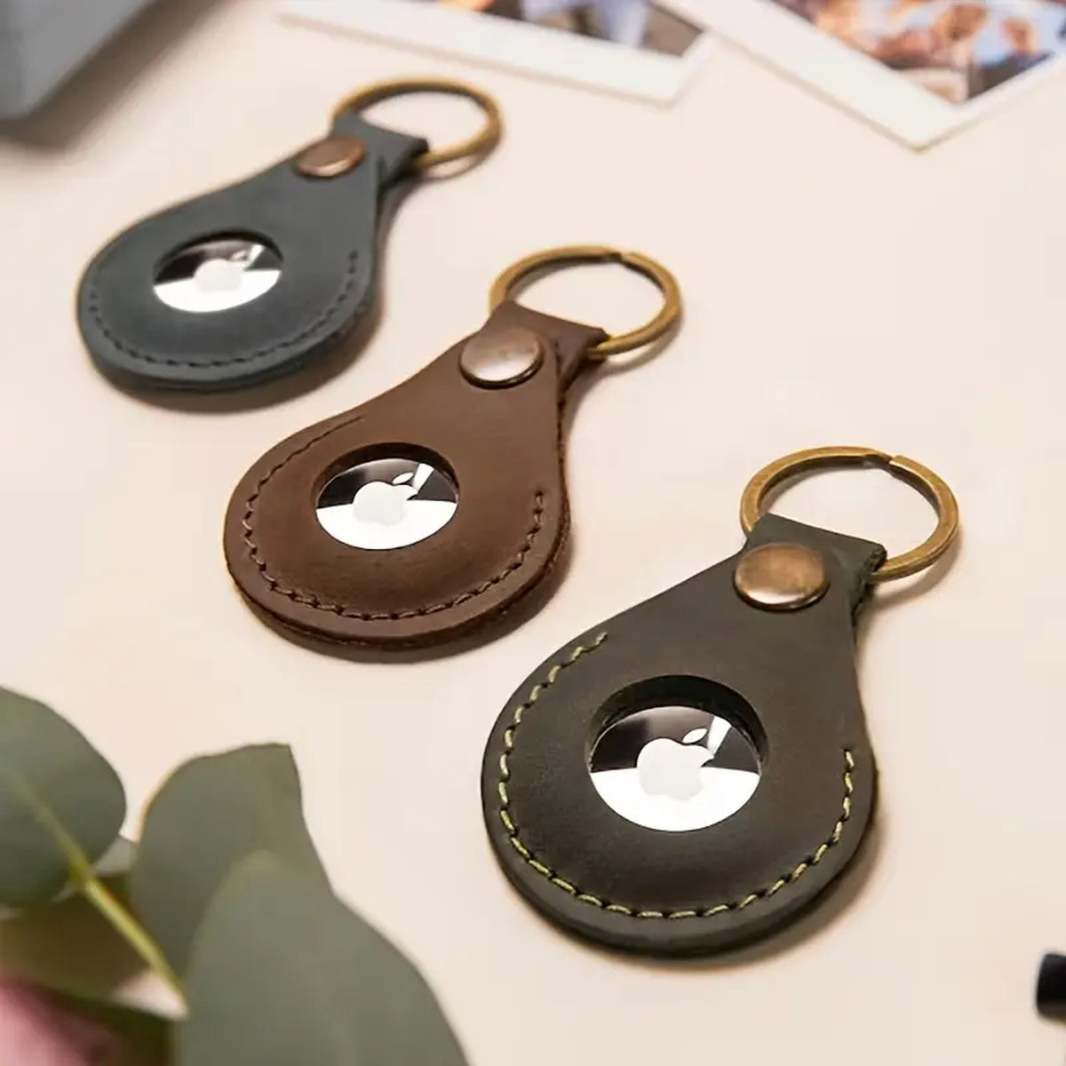 Porta-Chaves AirTag Com Iniciais