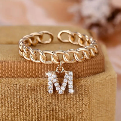 Anel Pendente com Brilhante