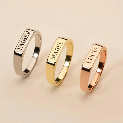 Anel Vintage com Nome