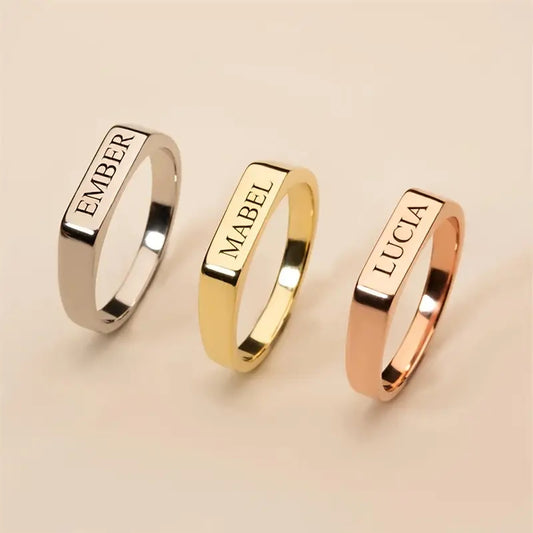 Anel Vintage com Nome