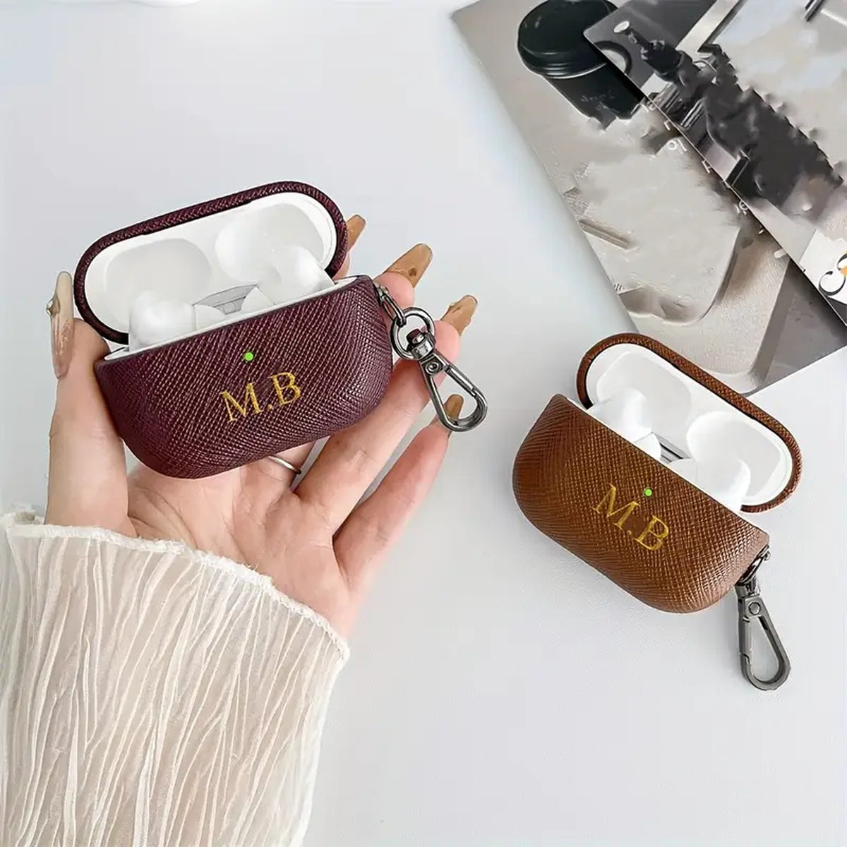 Capa AirPods com Iniciais