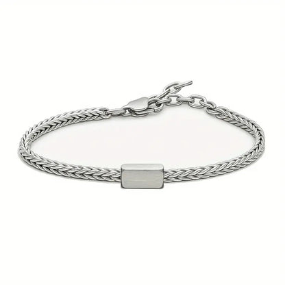 Pulseira Aço com Nome