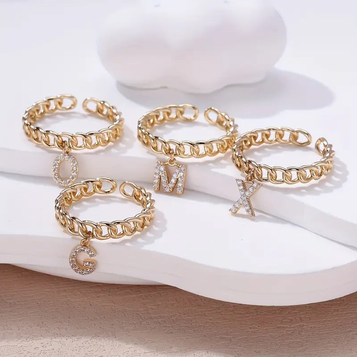 Anel Pendente com Brilhante