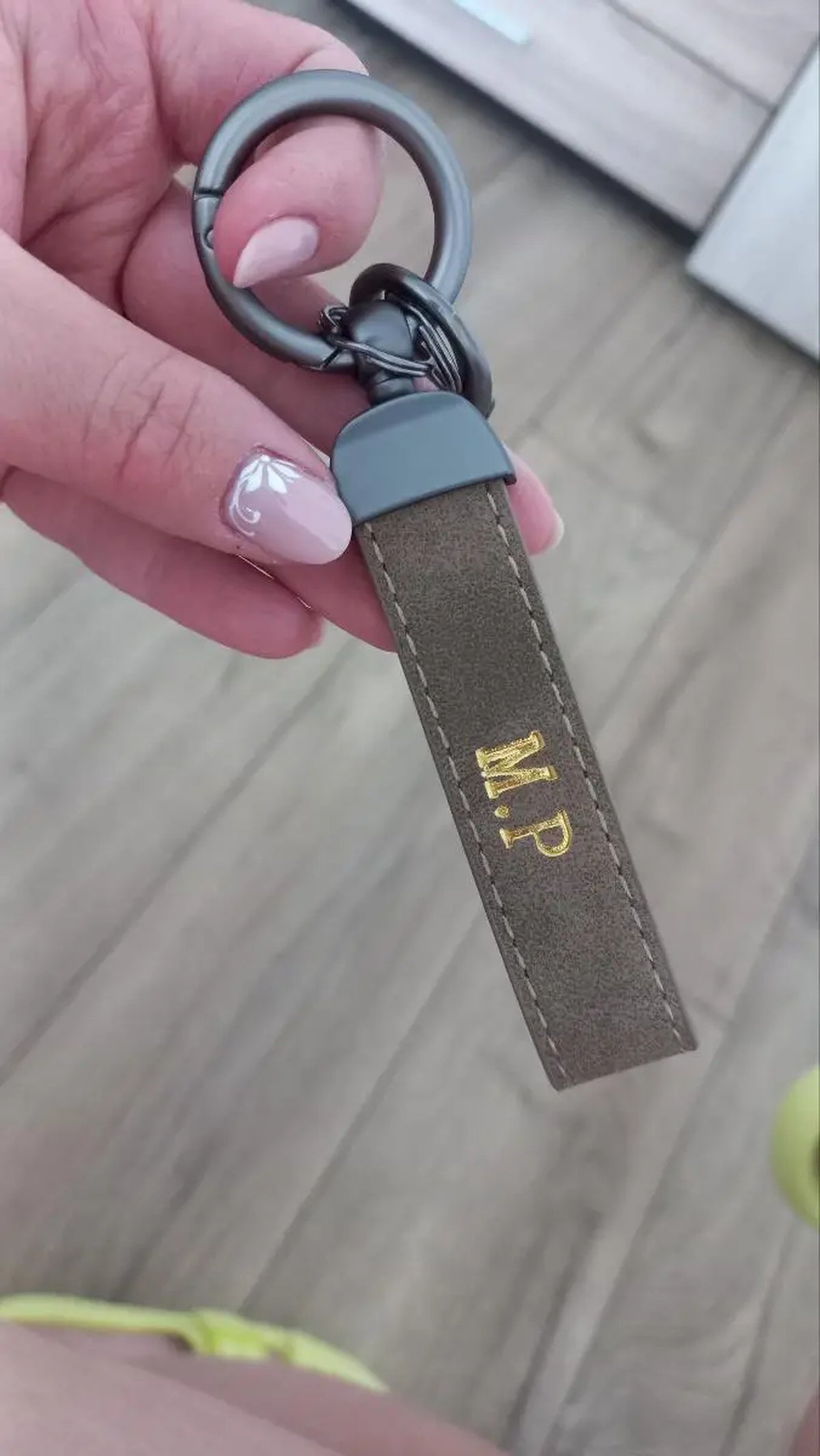 Porta-Chaves Couro com Nome