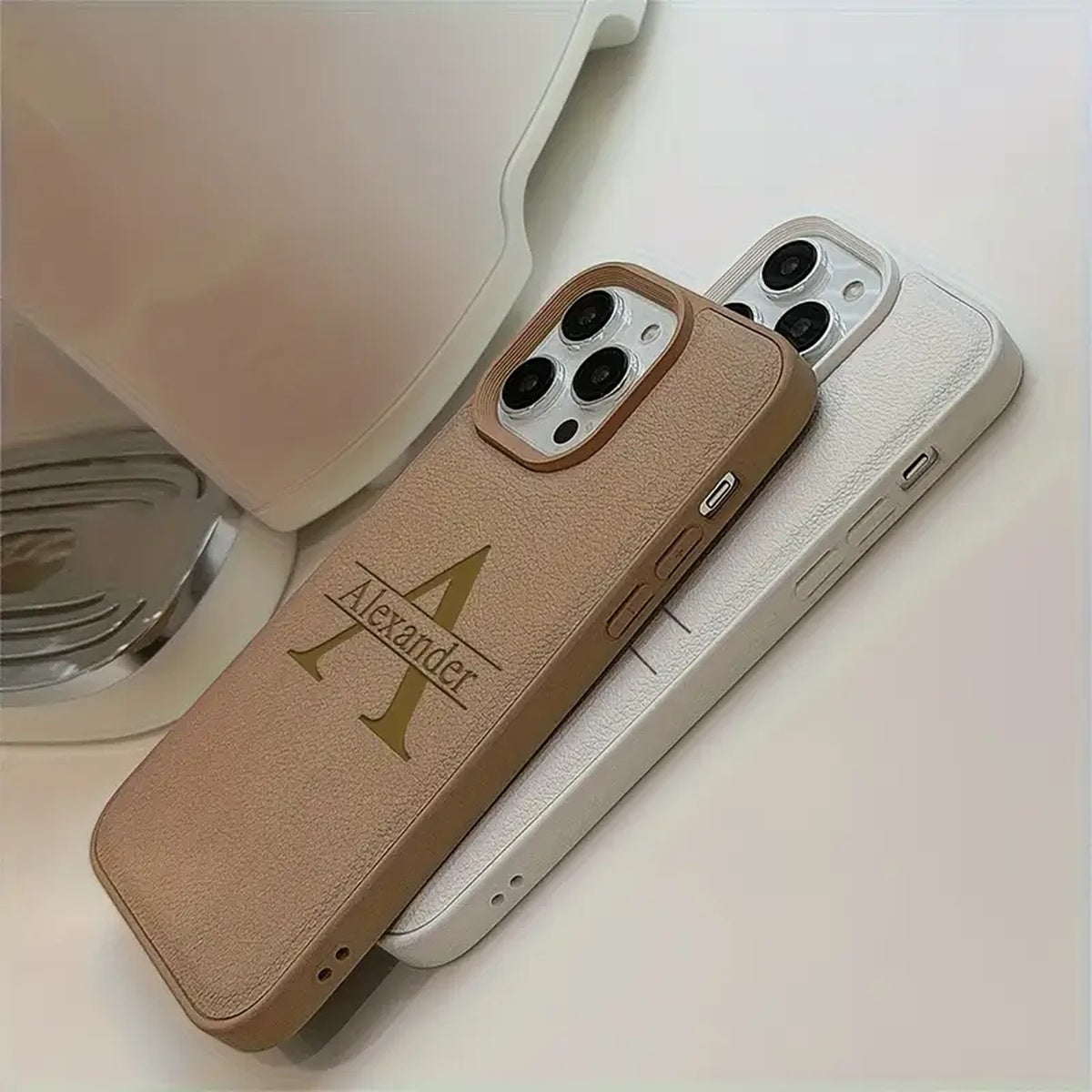 Capa iPhone Pele com Nome Gravado