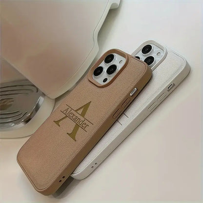 Capa iPhone Pele com Nome Gravado