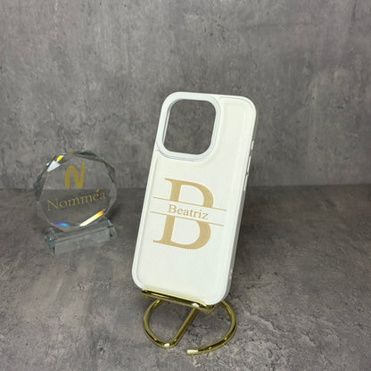 Capa iPhone Pele com Nome Gravado