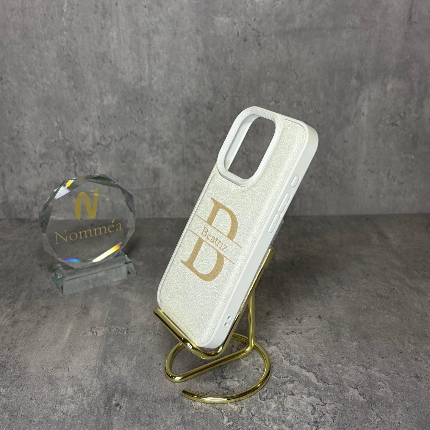 Capa iPhone Pele com Nome Gravado