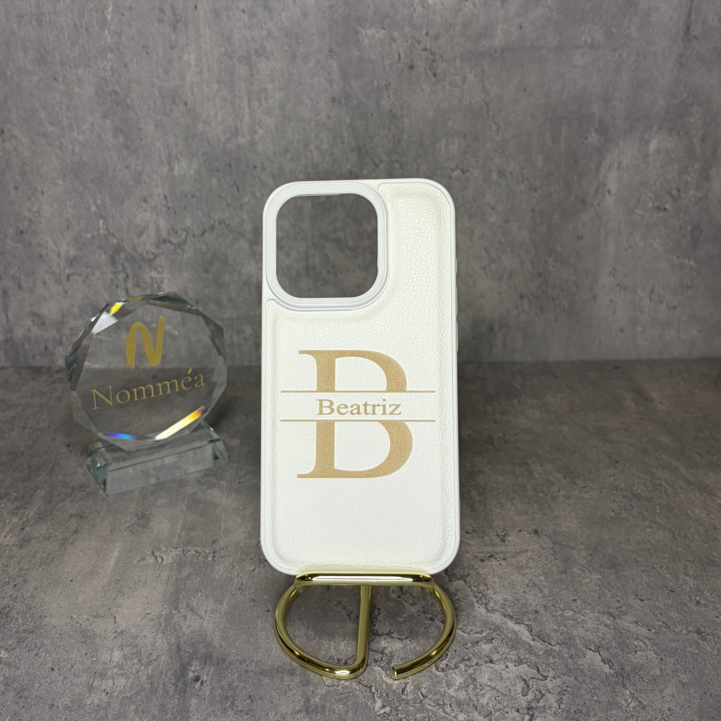 Capa iPhone Pele com Nome Gravado