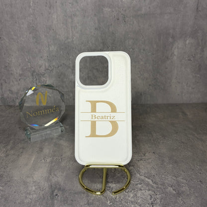 Capa iPhone Pele com Nome Gravado