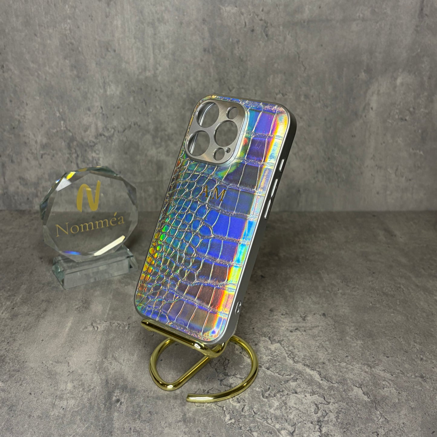 Capa iPhone Croco Holográfica