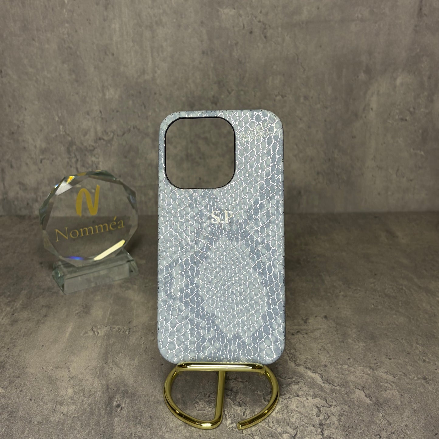 Capa iPhone Croco com Inicial