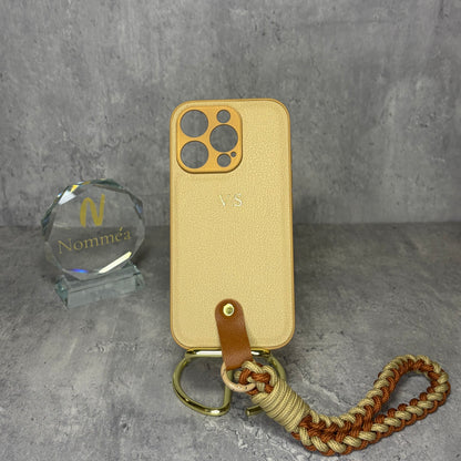 Capa iPhone Pele com Pulseira