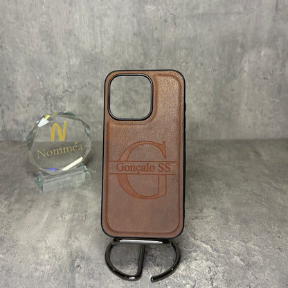 Capa iPhone Pele com Nome Gravado