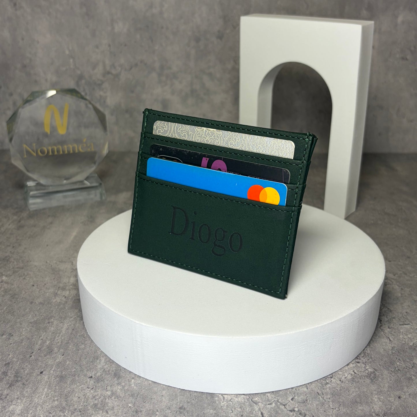 Carteira Slim Camurça com Nome