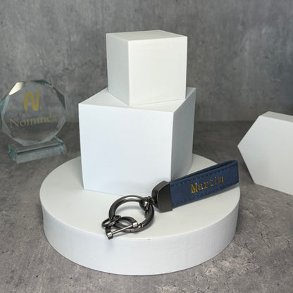 Porta-Chaves Couro com Nome