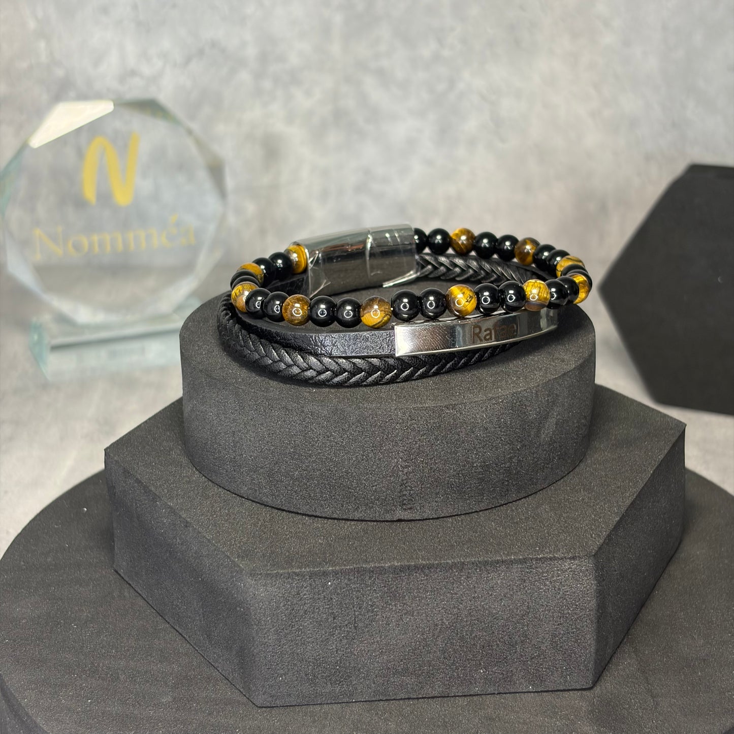 Pulseira Tripla com Nome