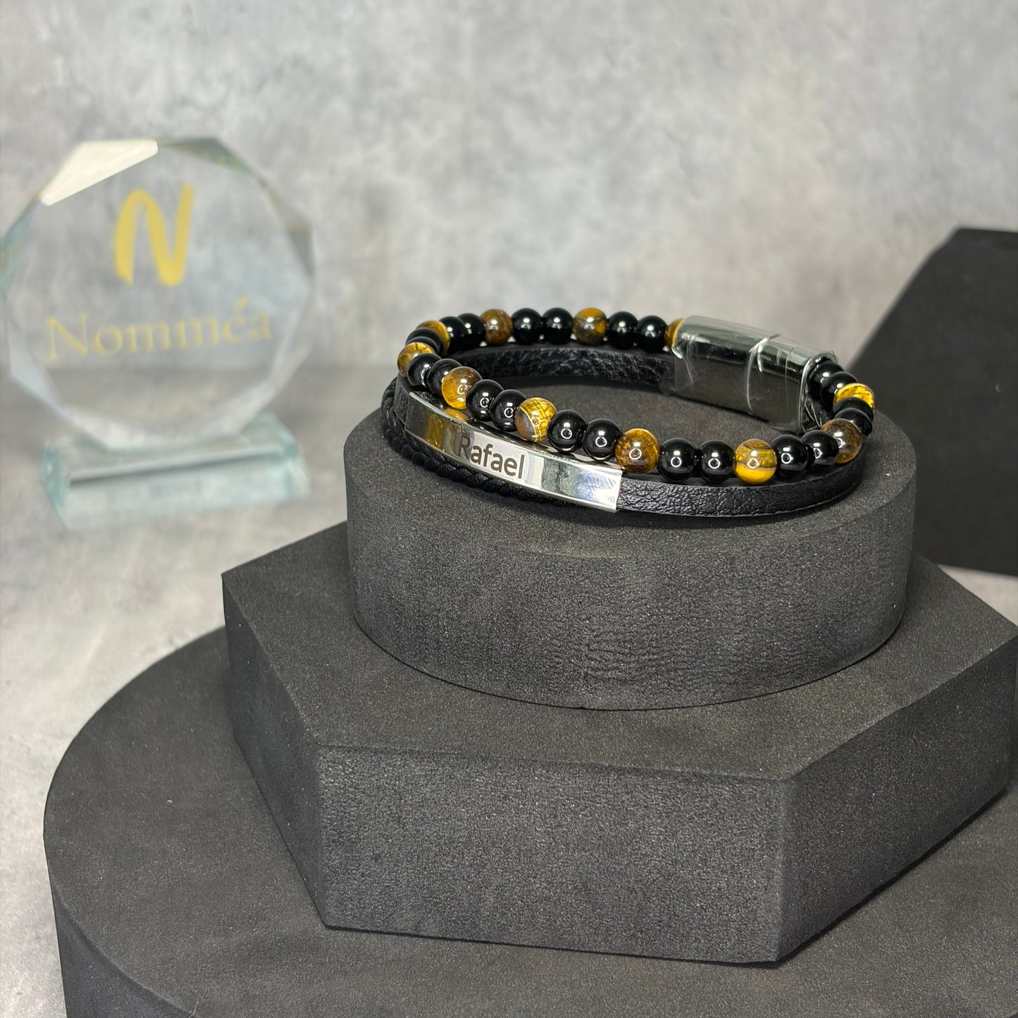 Pulseira Tripla com Nome