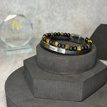 Pulseira Tripla com Nome