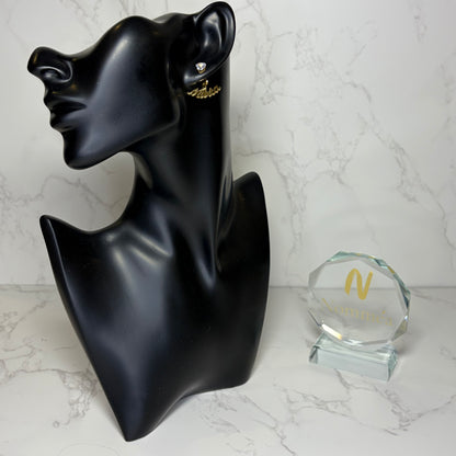 Brincos com Nome e Brilhante