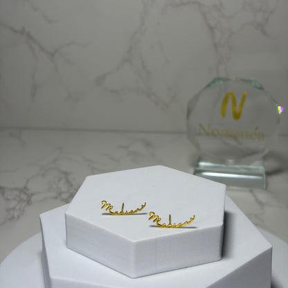 Brincos Manuscrito com Nome