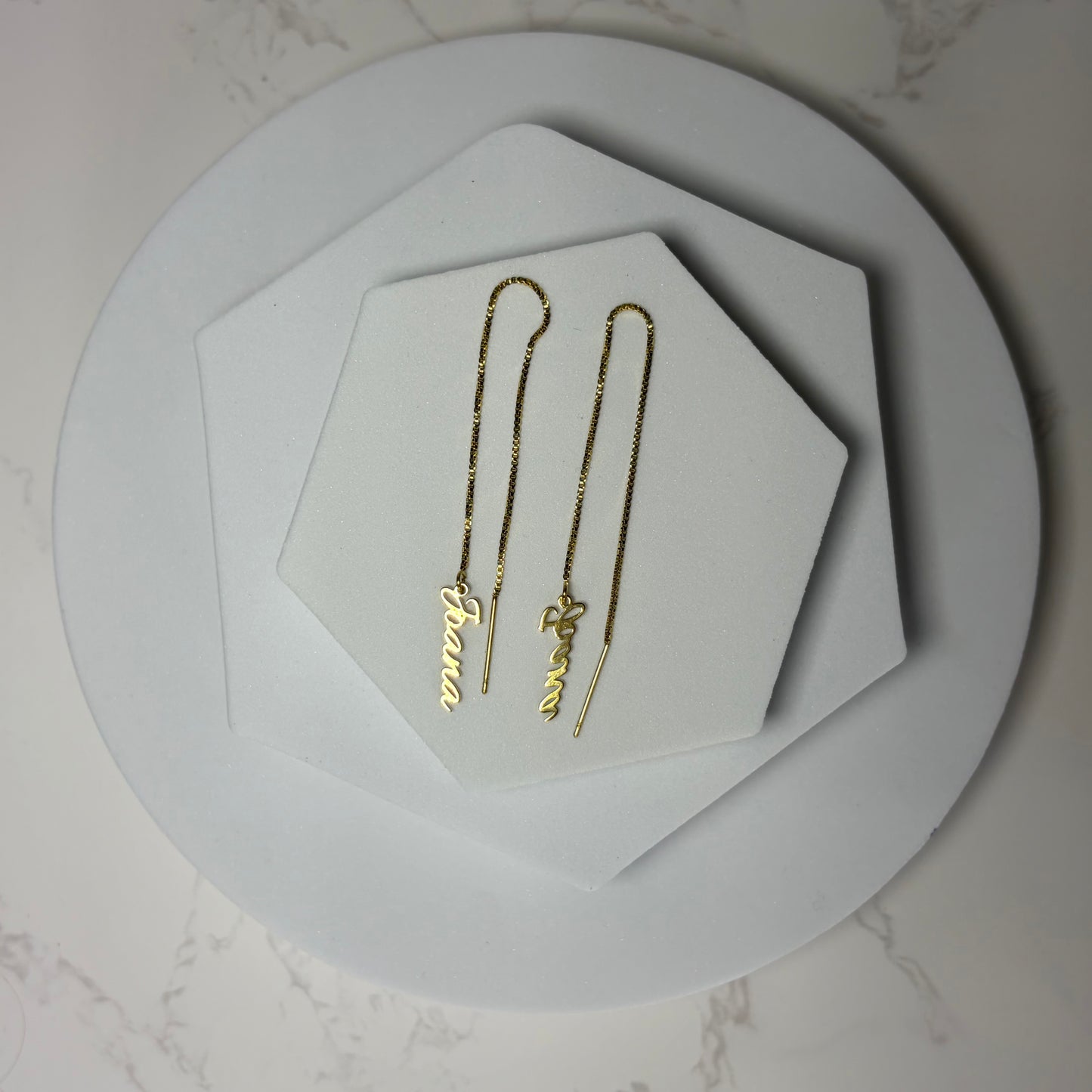 Brincos Corrente com Nome