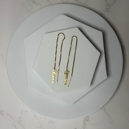 Brincos Corrente com Nome