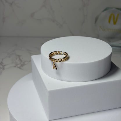 Anel Pendente com Brilhante