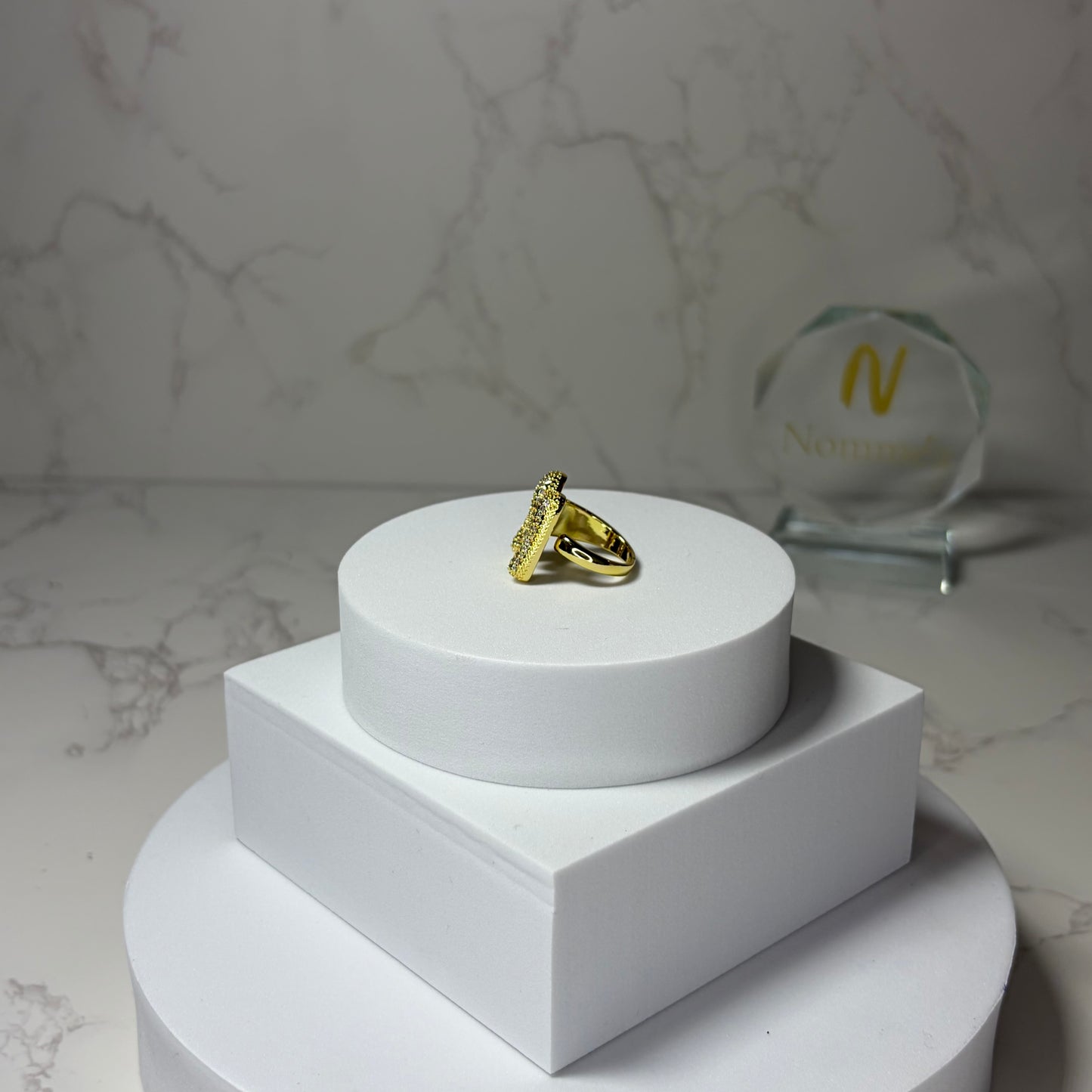 Anel Ajustável com Inicial