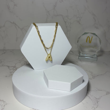 Colar Duplo com Iniciais