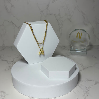 Colar Duplo com Iniciais