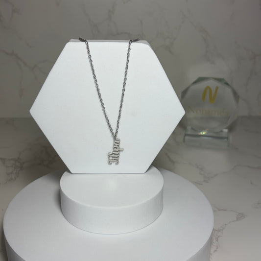 Colar Pendente Manuscrito com Nome