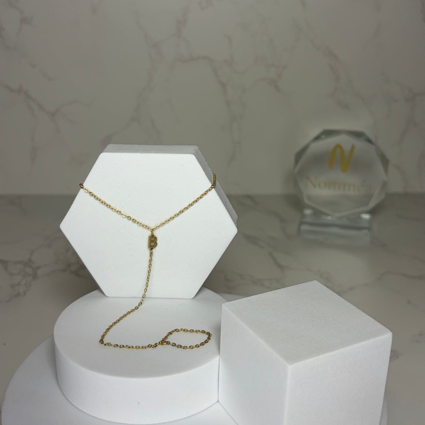 Pulseira e Anel com Letras