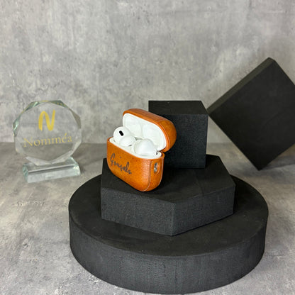 Capa AirPods Couro com Gravação
