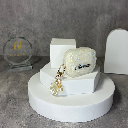 Capa AirPods Pérola com Nome