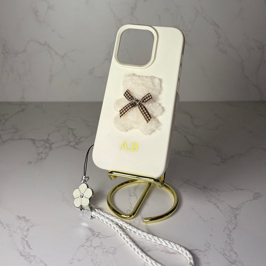 Capa iPhone Urso Peluche com nome